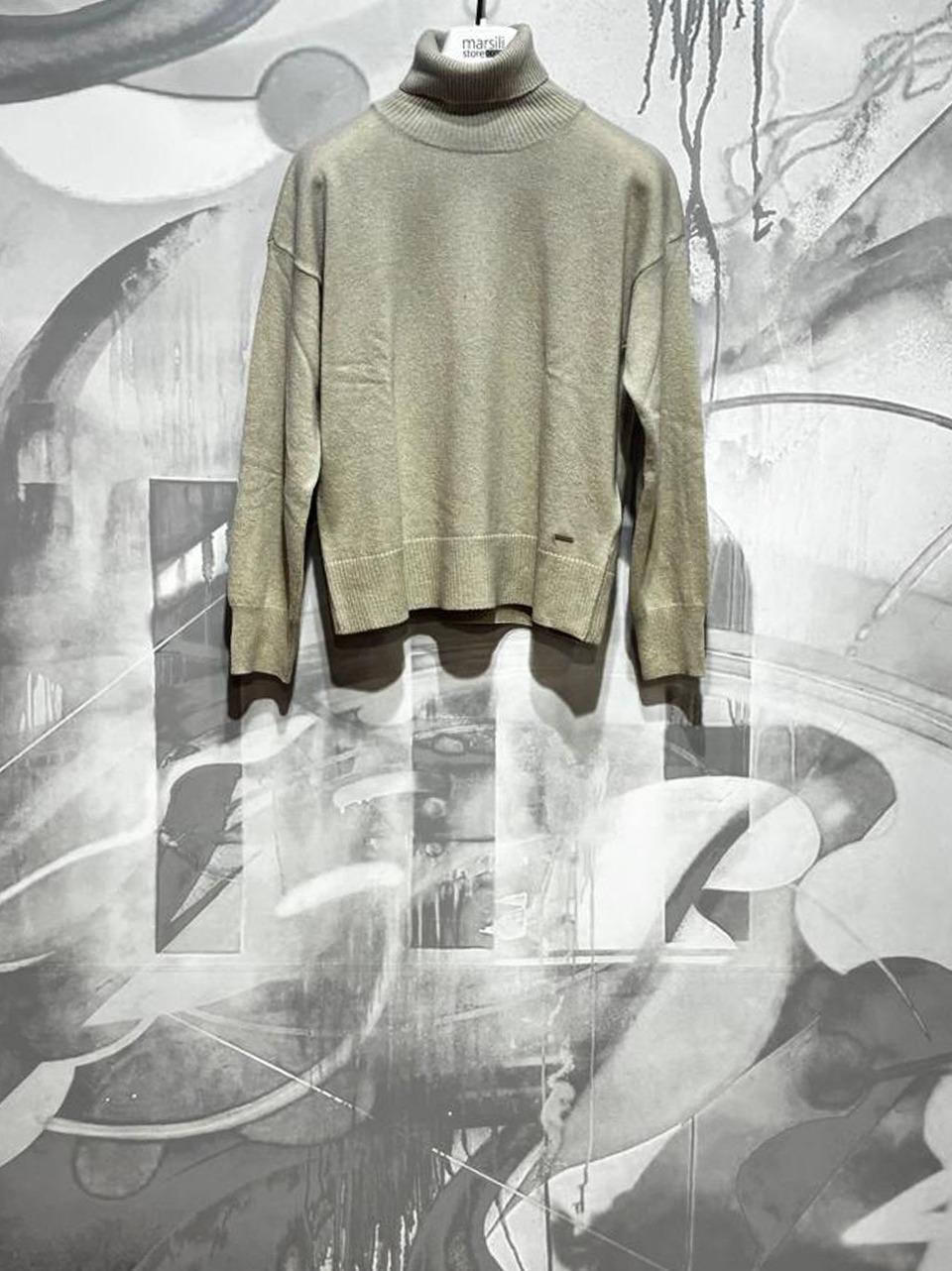 wool cashmere collo alto CFWWKN2027 FRUF 5067 OX WOOLRICH 