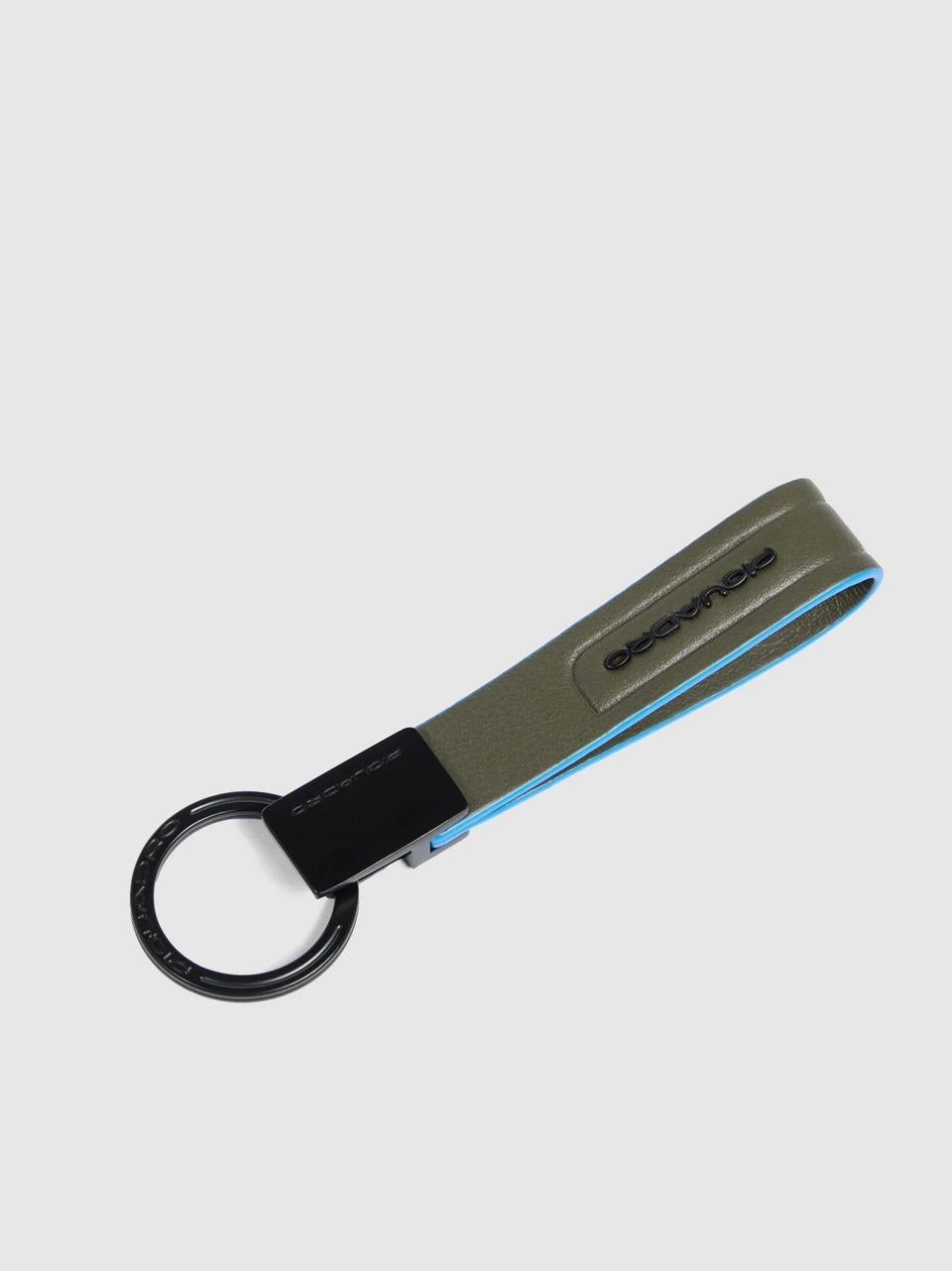 portachiavi con anello PC4855S138 VERDE PIQUADRO 