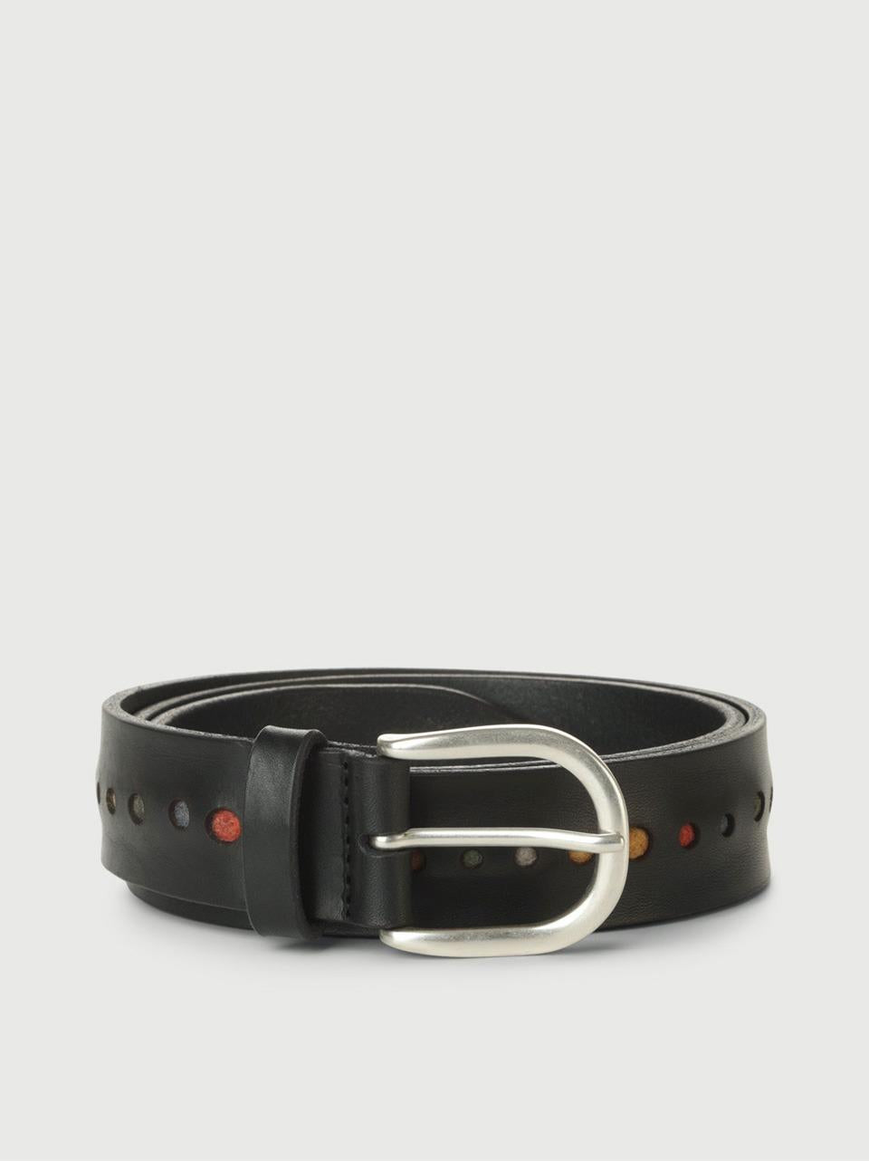 cintura con pois UO8231BULSLOFT NERO ORCIANI 
