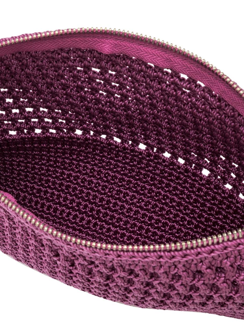 pochette tessuto uncinetto BS11580 PEONIA GIANNI CHIARINI 