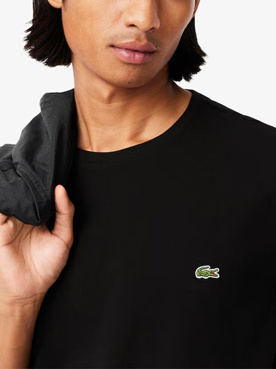 t shirt in pima TH6709 NE LACOSTE 