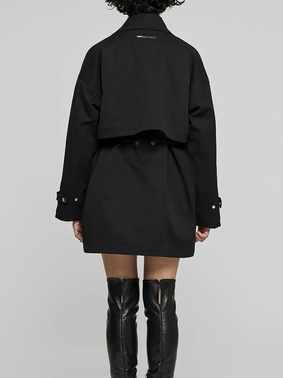 trench gabardina puffy cinturina 9322 990 oof 