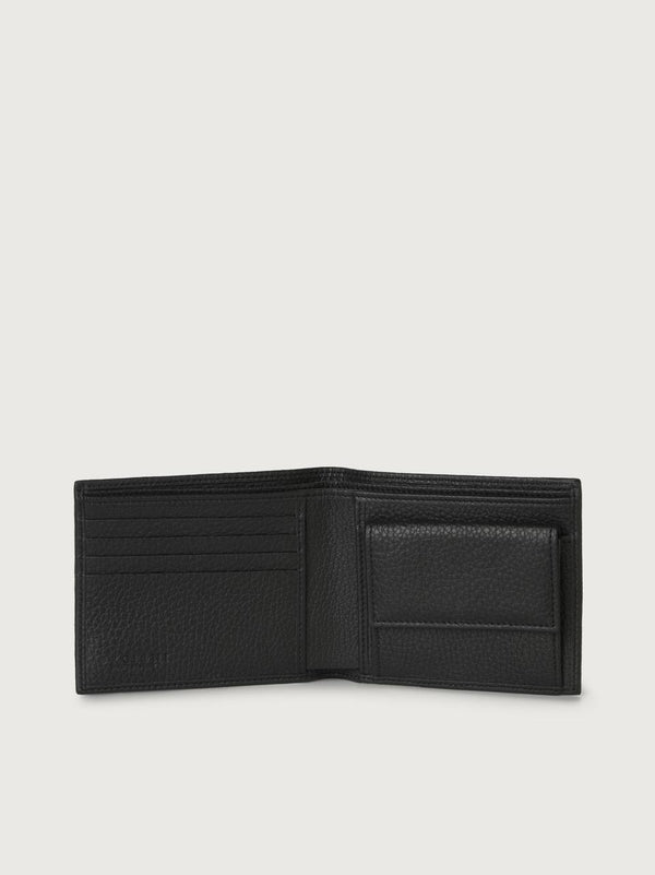 portafogli con portamonete piccolo SU0114 MICRON NERO ORCIANI 