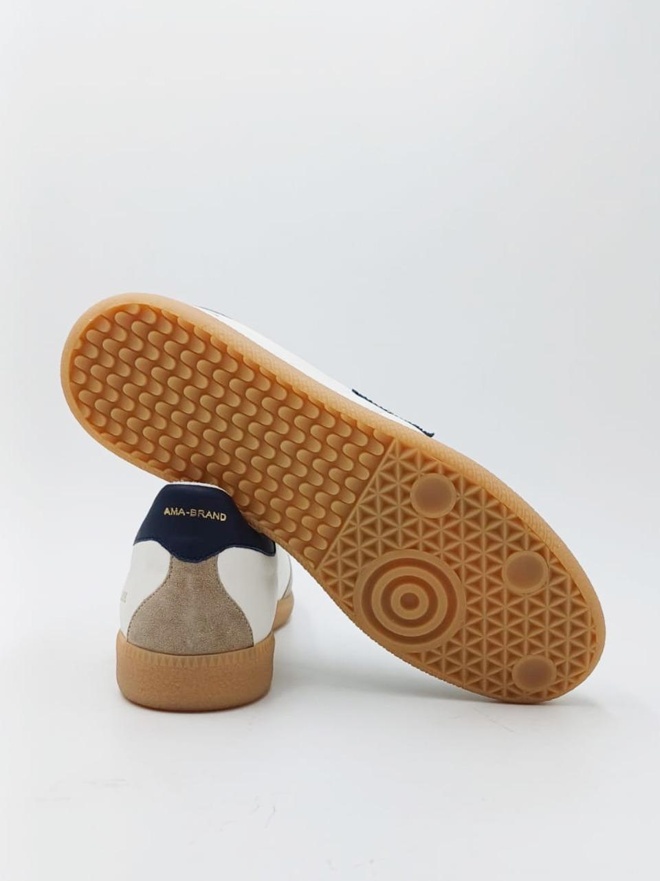 sneakerblade 4554 BIANCO\BLU AMA brand 