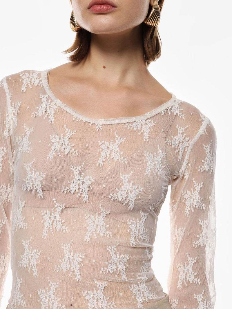 t shirt pizzo TW91KMX P SELECTED 