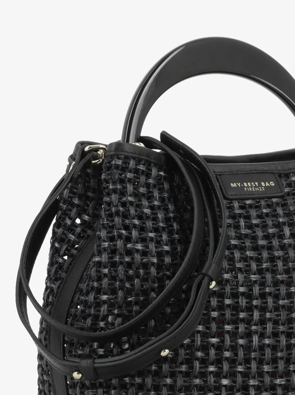 borsa secchiello  ingrid piccola 2042 NERO MY-BEST BAGS 