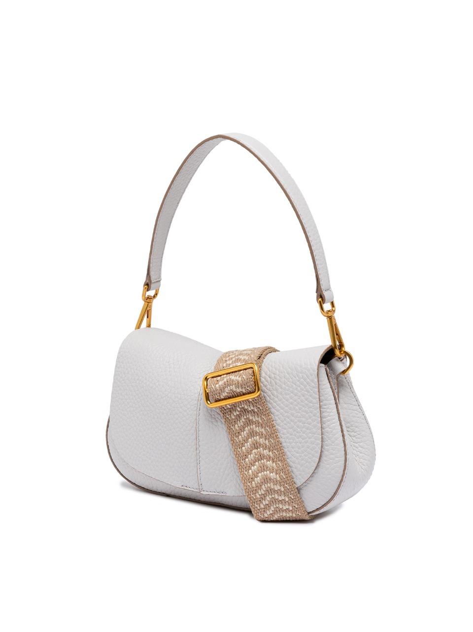 borsa tracollaelena round piccola BS11088TKL SABBIA GIANNI CHIARINI 