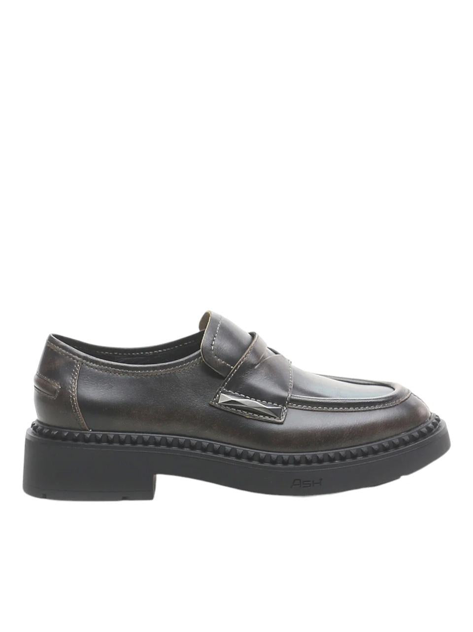 mocassino con passante MEDUSA 05 NERO ASH 
