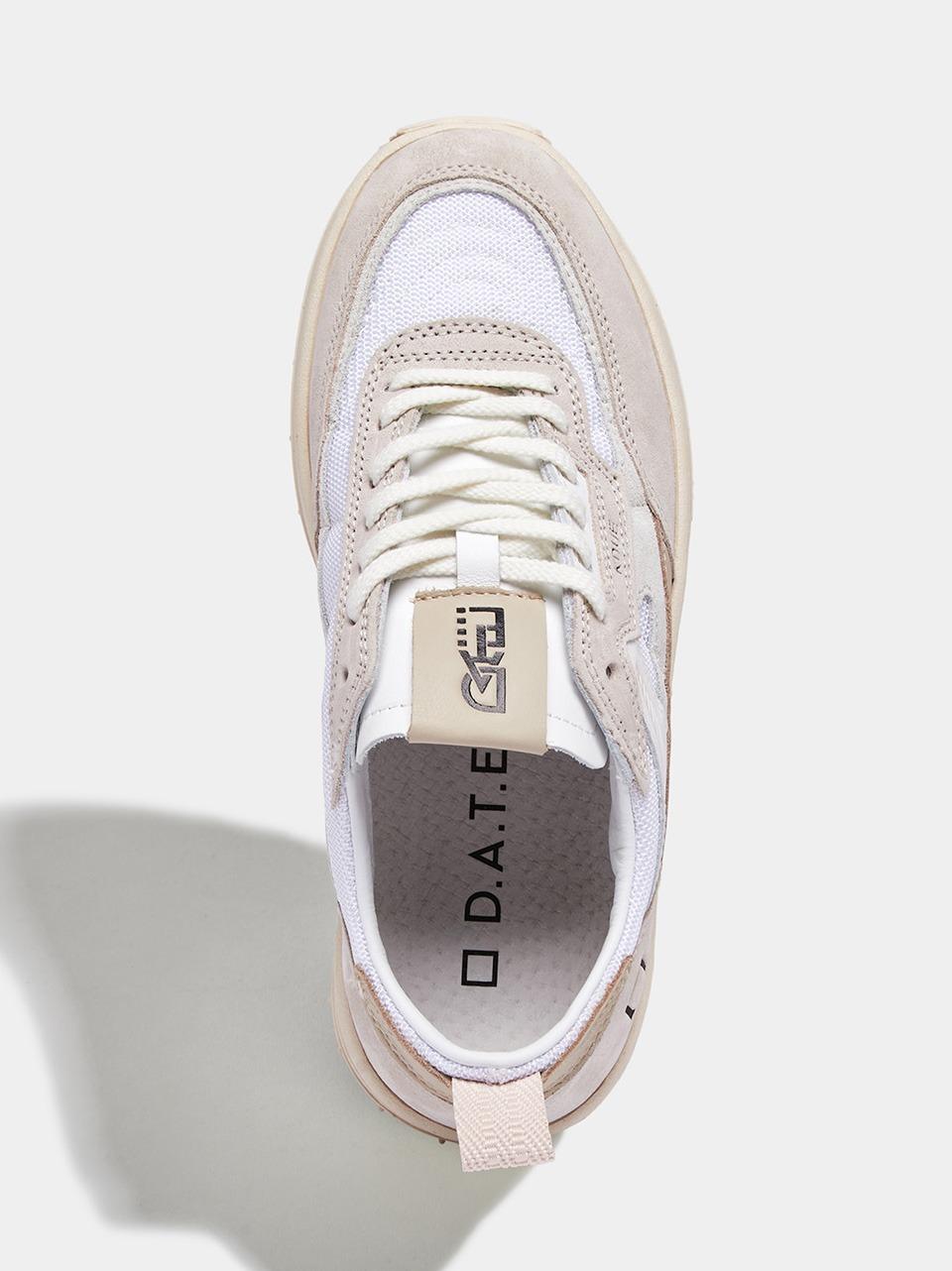 sneakers k2 W411-K2-ODWP BIANCO\BEIGE D.A.T.E 