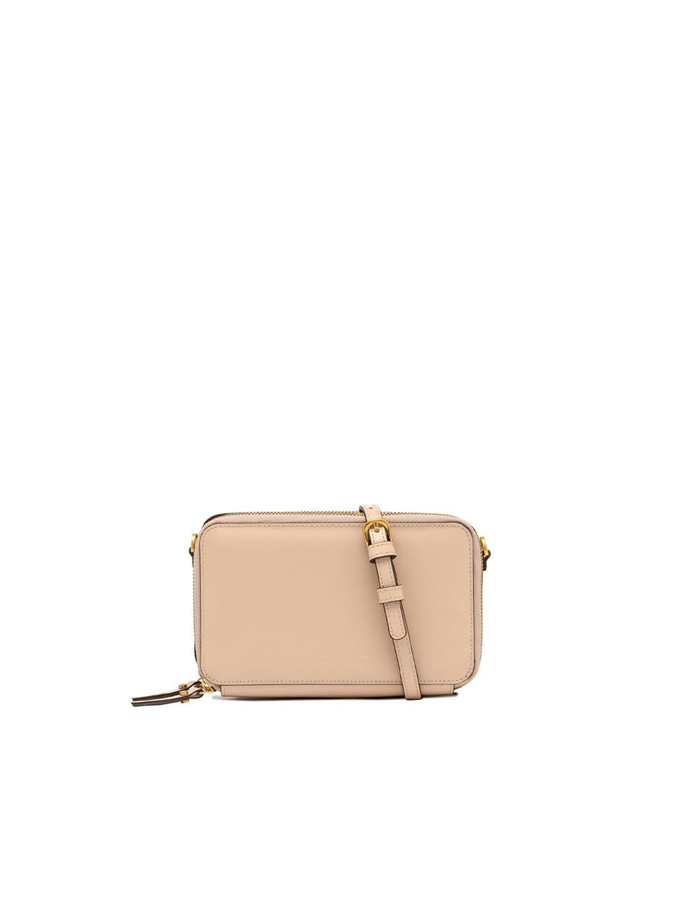borsa tracolla 2 zip BS1013763CALF CREAM GIANNI CHIARINI 