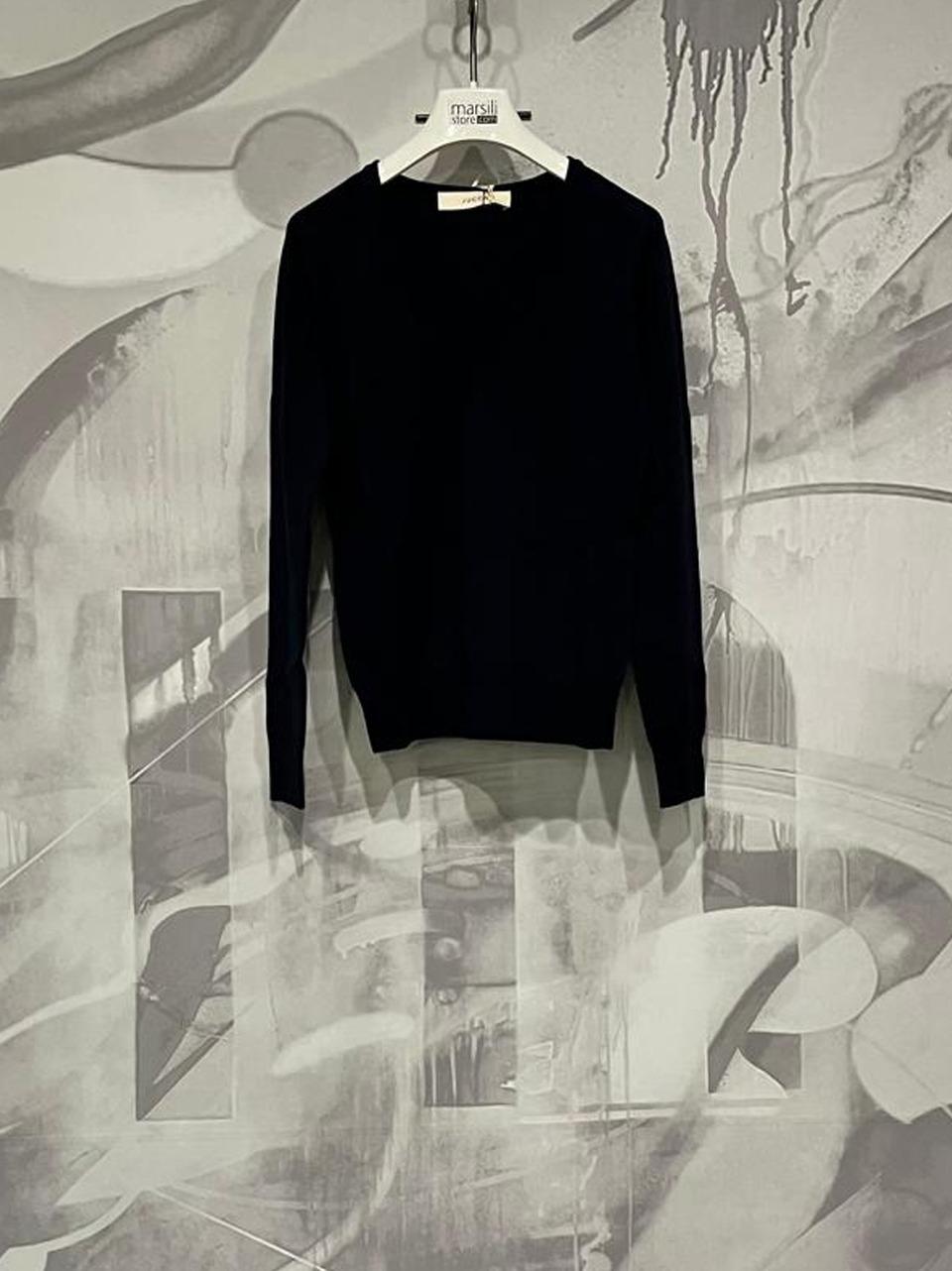 maglia merinos scollo v 1015\120 B 582 Jucca 