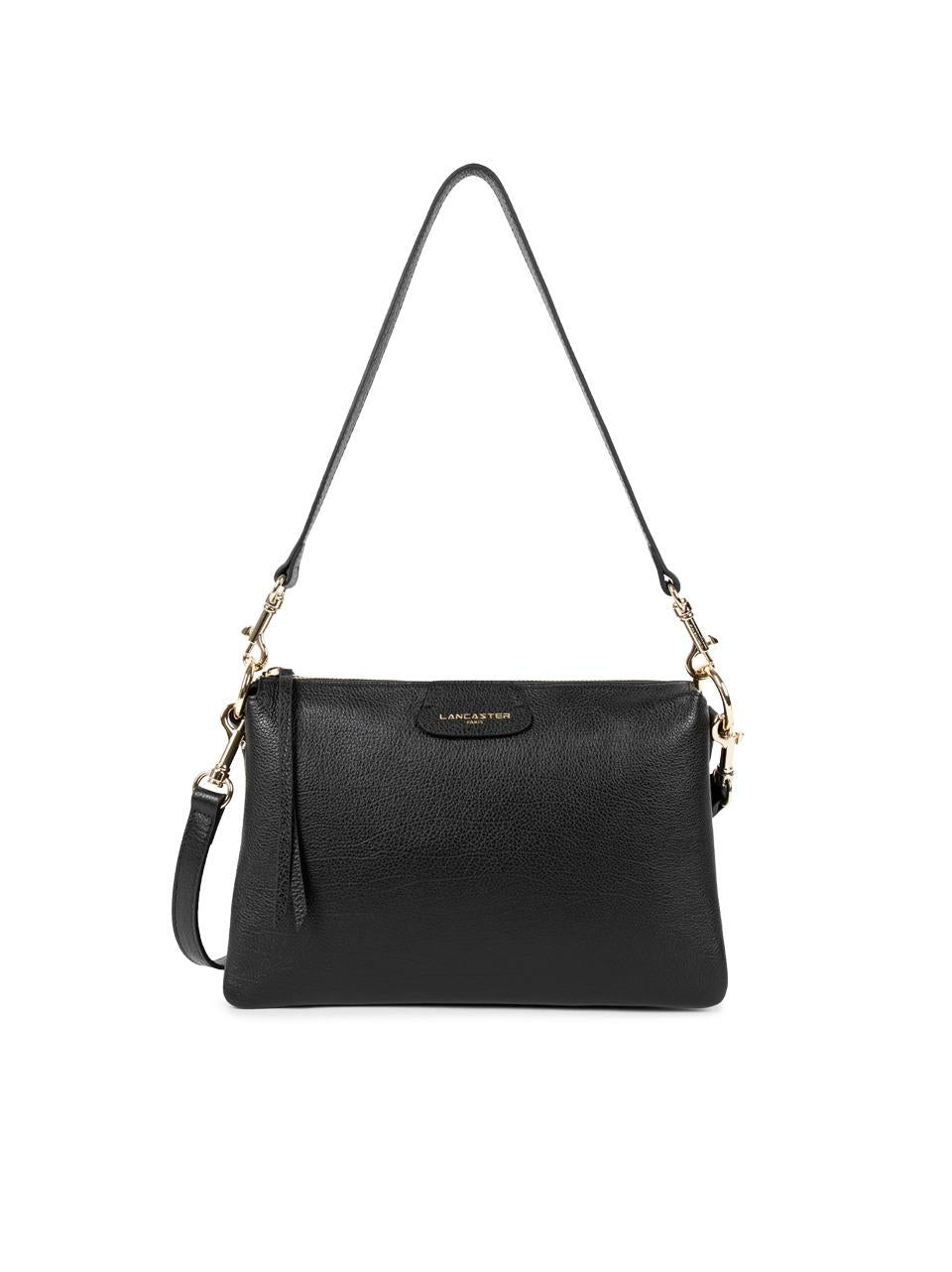 borsa 3 soffietti grande 529-74 NERO LANCASTER 