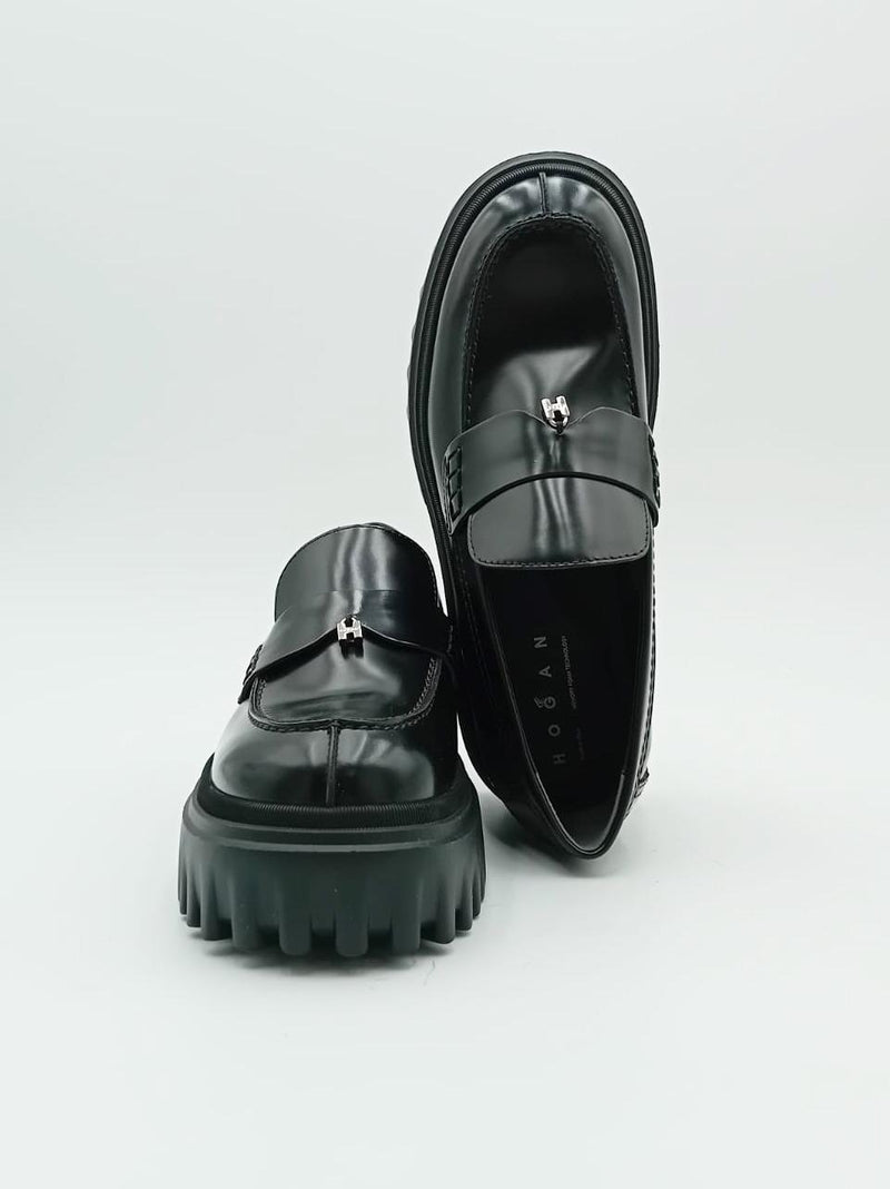 mocassino con passante HXW7000FV50UDWB999 NERO HOGAN 