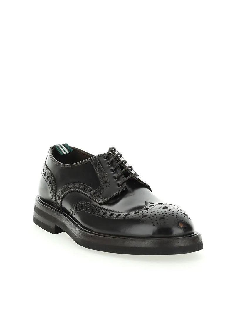 derby brogue 6013 NERO GREEN GEORGE 