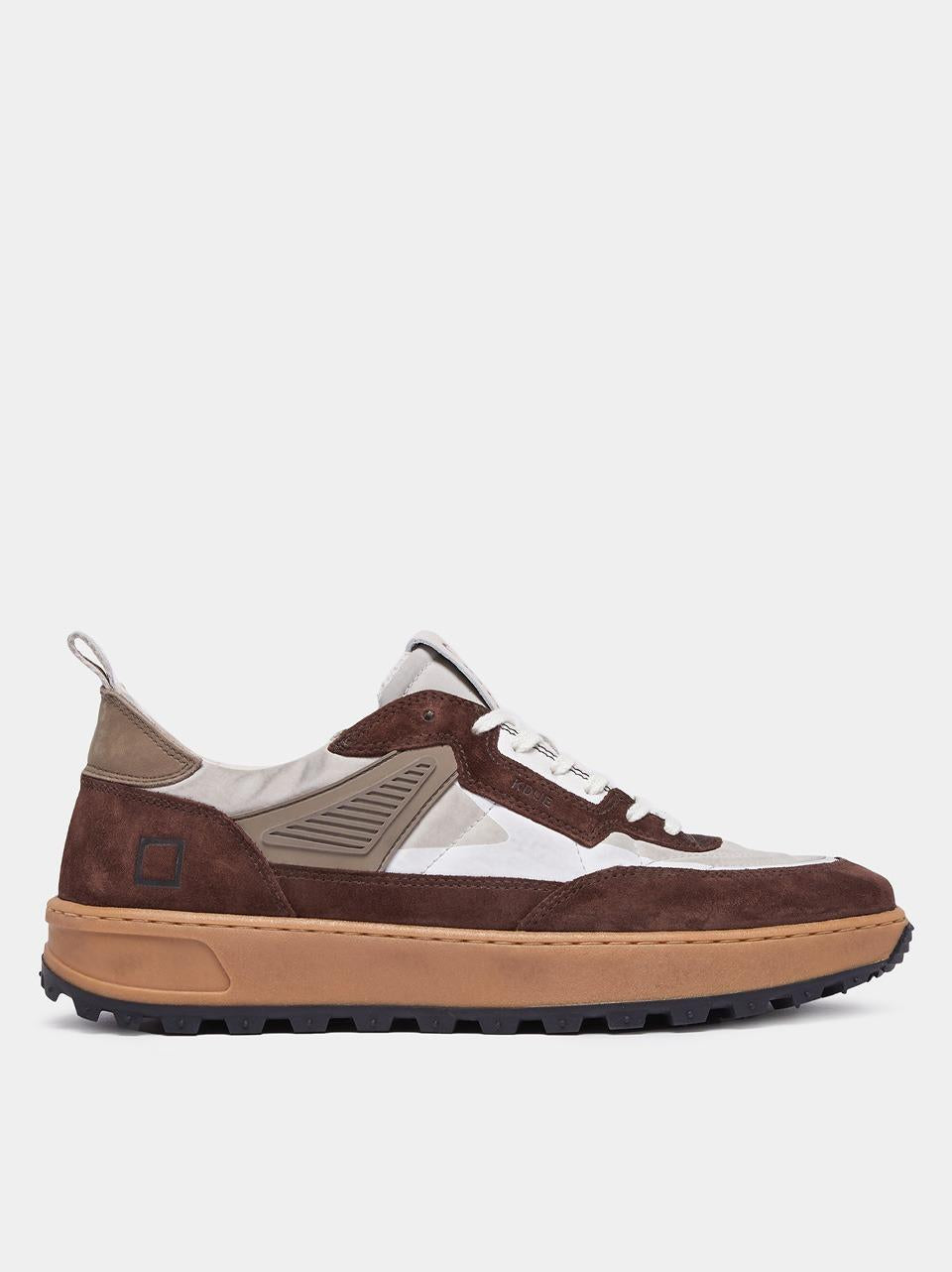 sneakersk2 M411-K2-ODBR BIANCO\MARRONE D.A.T.E 