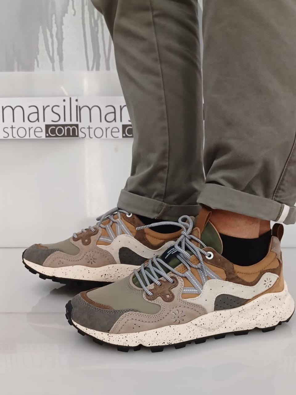 sneakers yamano 3 YAMANO31E79 GRIGIO FLOWER MOUNTAIN 
