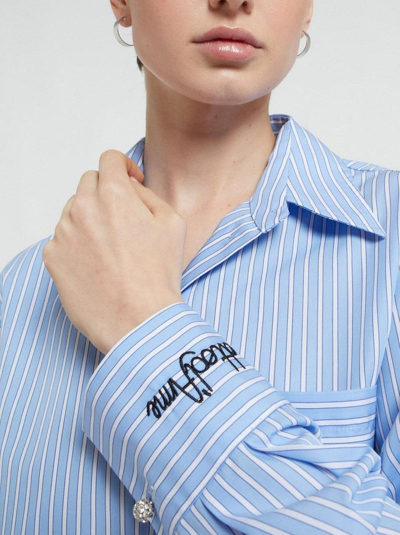 camicia righe BC5158 C ottod'ame 