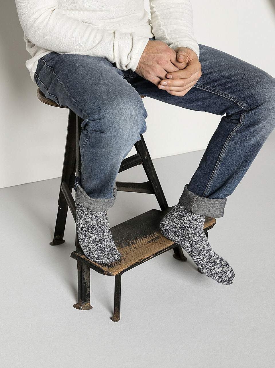 calzino melange COTTON SLUB GREY BIRKENSTOCK 
