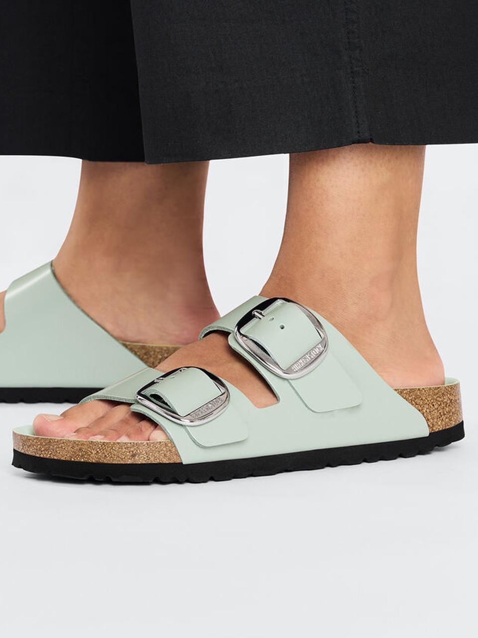 sabot arizona big buckle shine ARIZONA1026495 SERF GREEN BIRKENSTOCK 