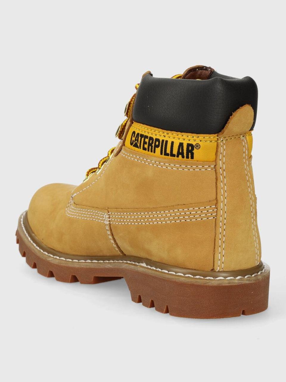 boot nabuk 110428 GIALLO CATERPILLAR 