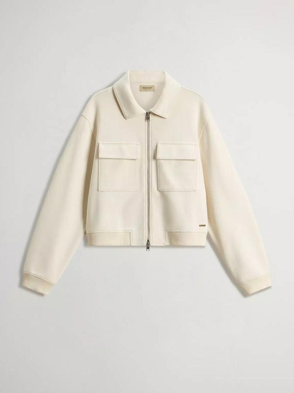 super soft interloc zippata CFWWSW2003 FRUT 5051 MILKY WOOLRICH 