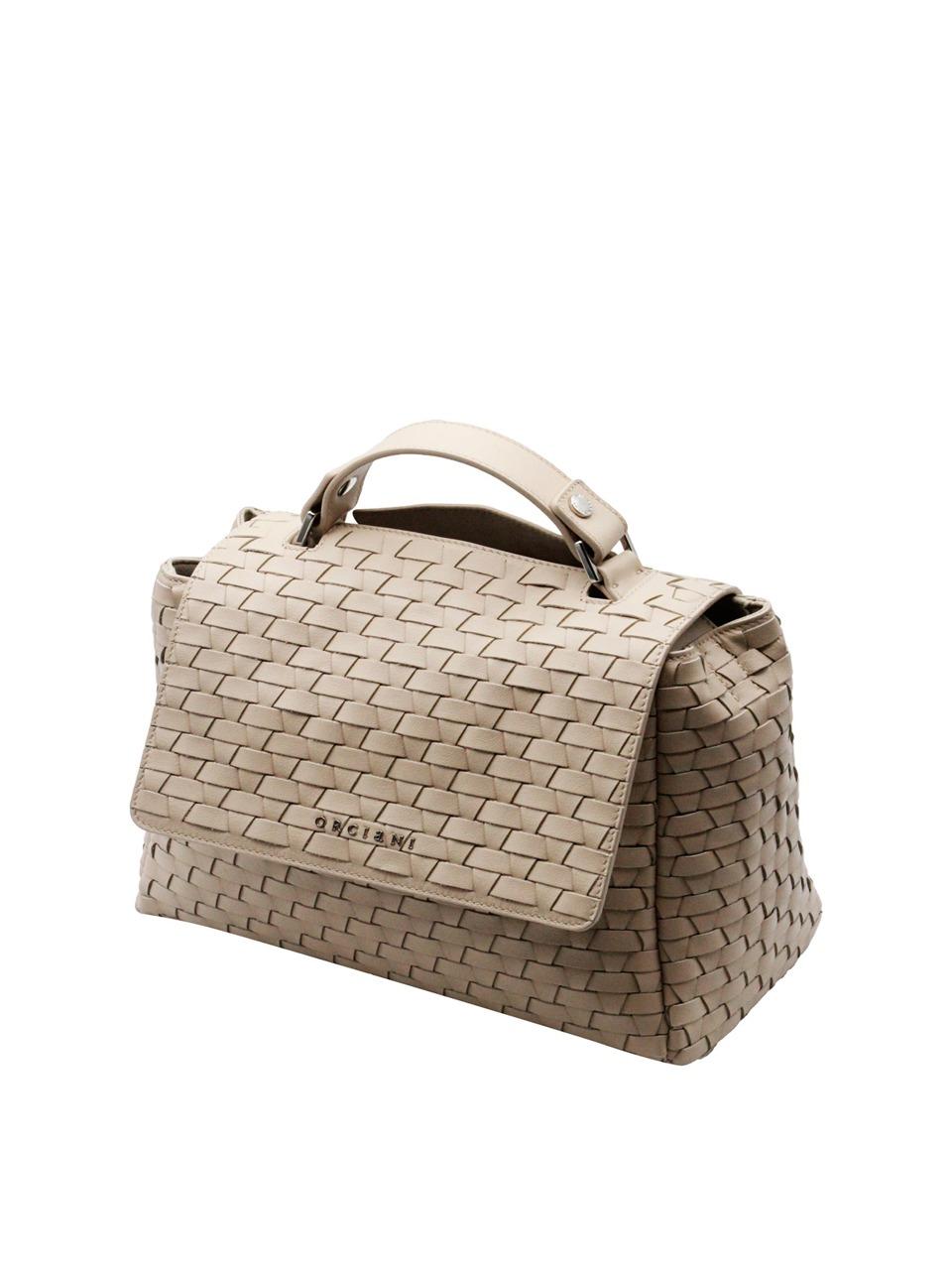 borsa sveva small B01999WOVEN AVORIO ORCIANI 