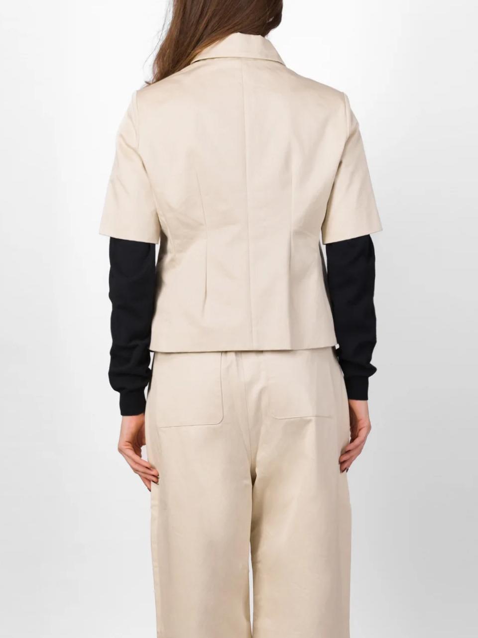 short jacket mezza manica D18 7295 add 