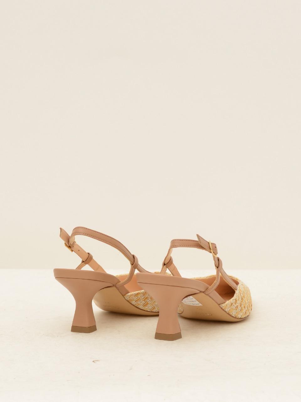 chanel rafia tacco 40 1100 NATURE MATTEO PITTI 