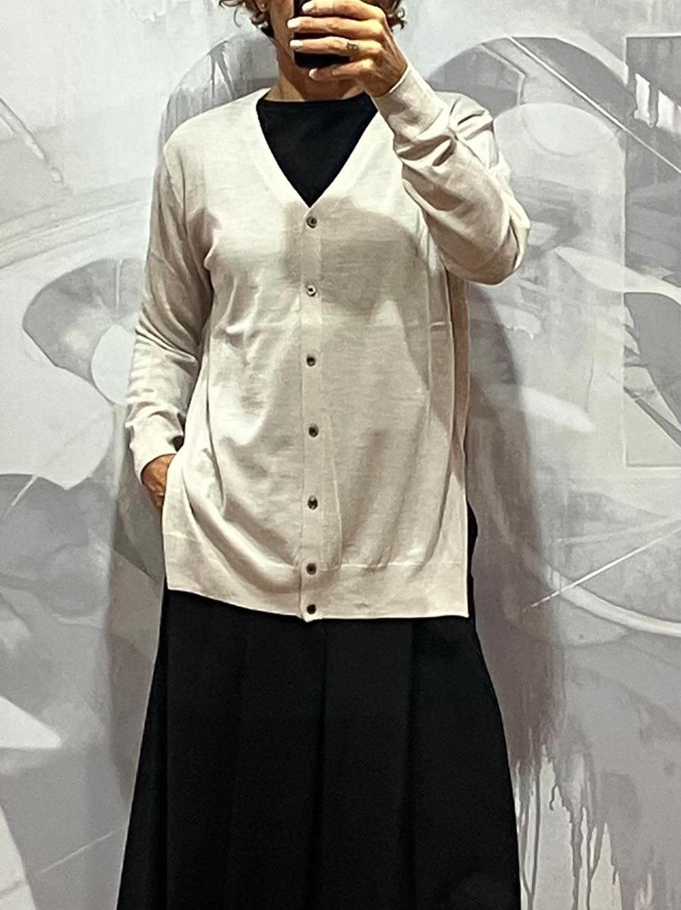 cardigan merinos con spacchi COLLEGE B DEPARTMENT FIVE 