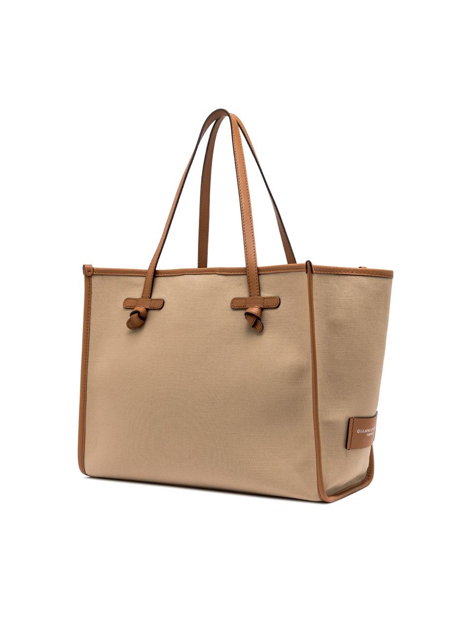 borsa marcella grande canvas BS6850 CORDA\CUOIO MARCELLA CLUB by gianni chiarini 