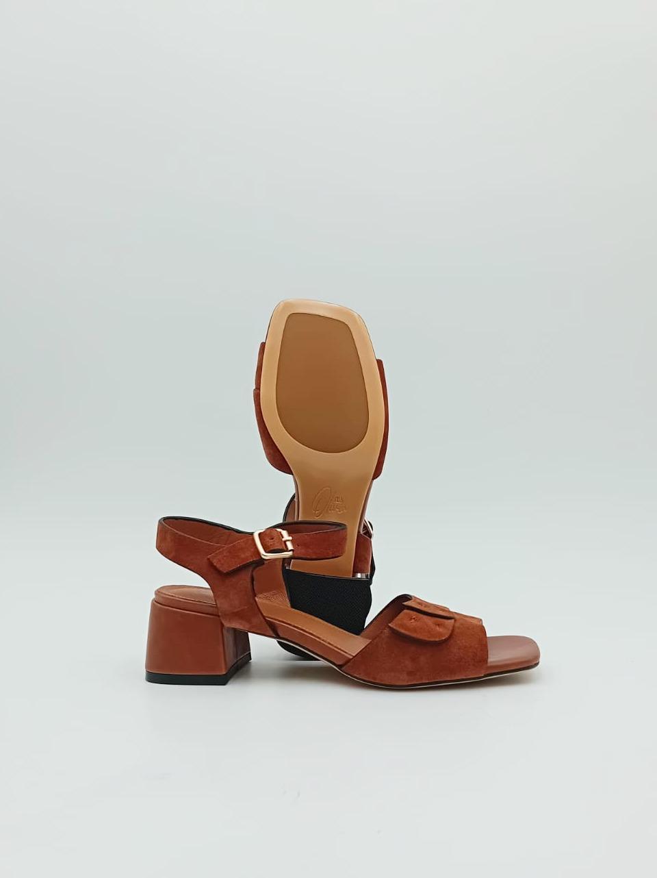 sandalo tacco h 50mm LEA C RUGGINE miss olivia 