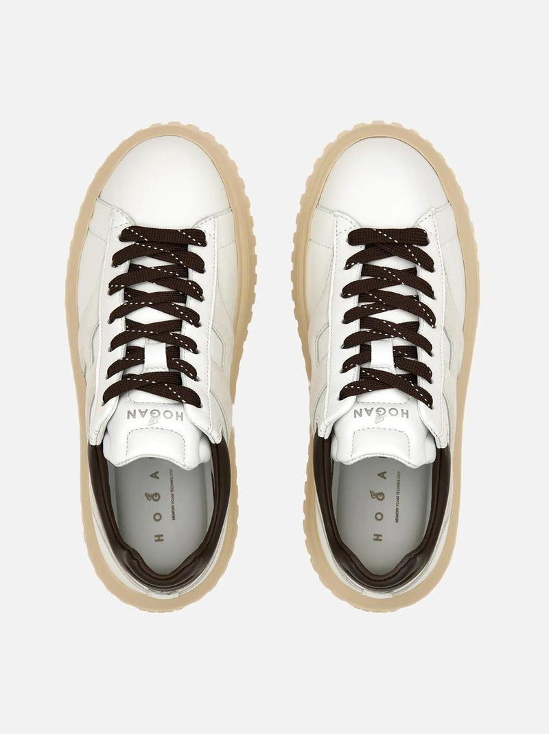 sneakers h stripe HXW6450FE9LUIT0BAZ BIANCO\TDM HOGAN 