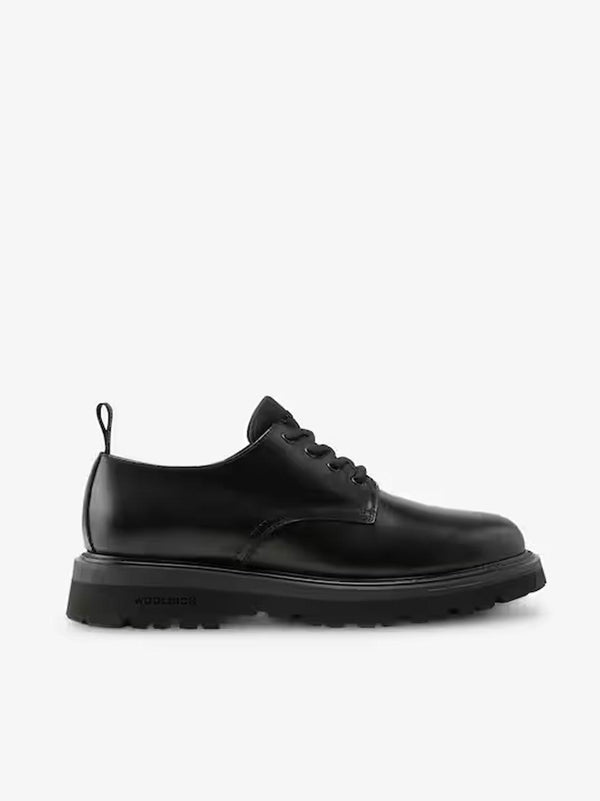 derby liscio M232.070 NERO WOOLRICH 