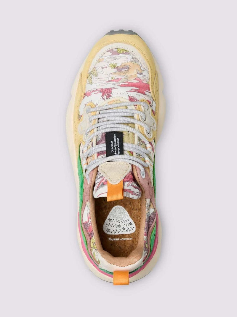 sneakers yamano3 floreale YAMANO31M45 SALMONE FLOWER MOUNTAIN 
