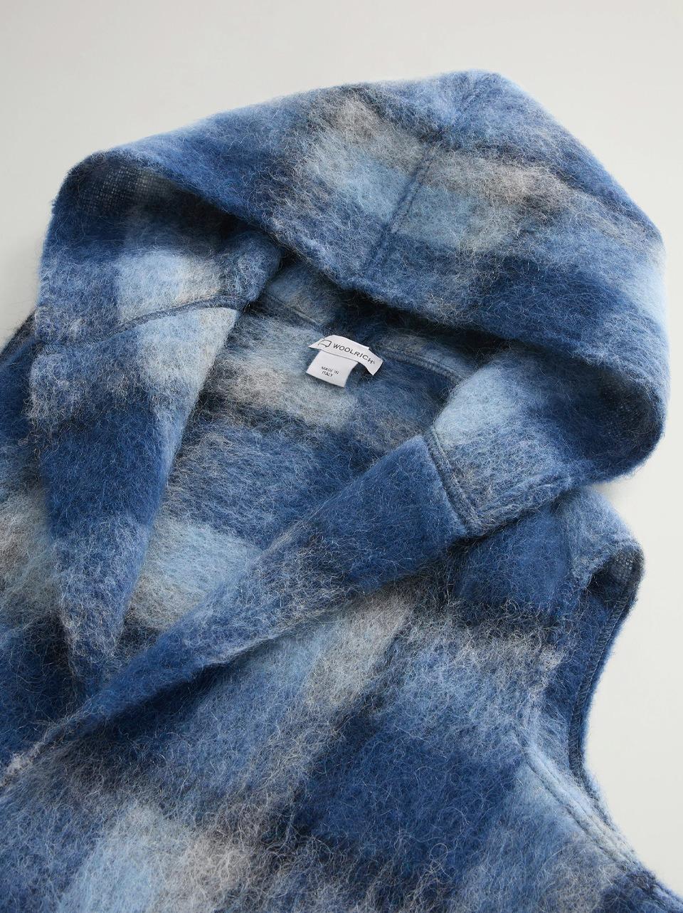 mantella macro scacchi AC0162 30037 WOOLRICH 