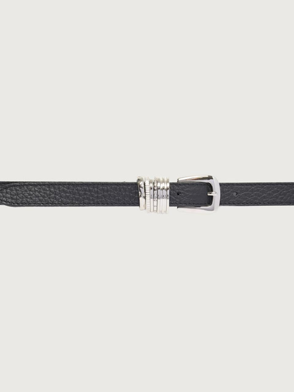 cintura h 2cm con anelli in soft D10402 N ORCIANI 