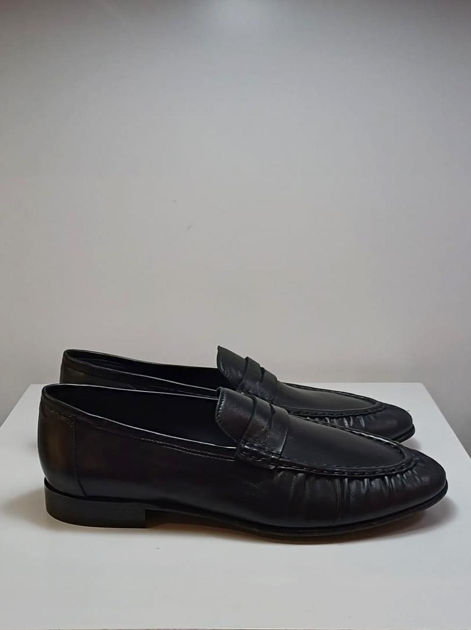 mocassino con passante plissettato 40401 NERO MICHAEL DASS 
