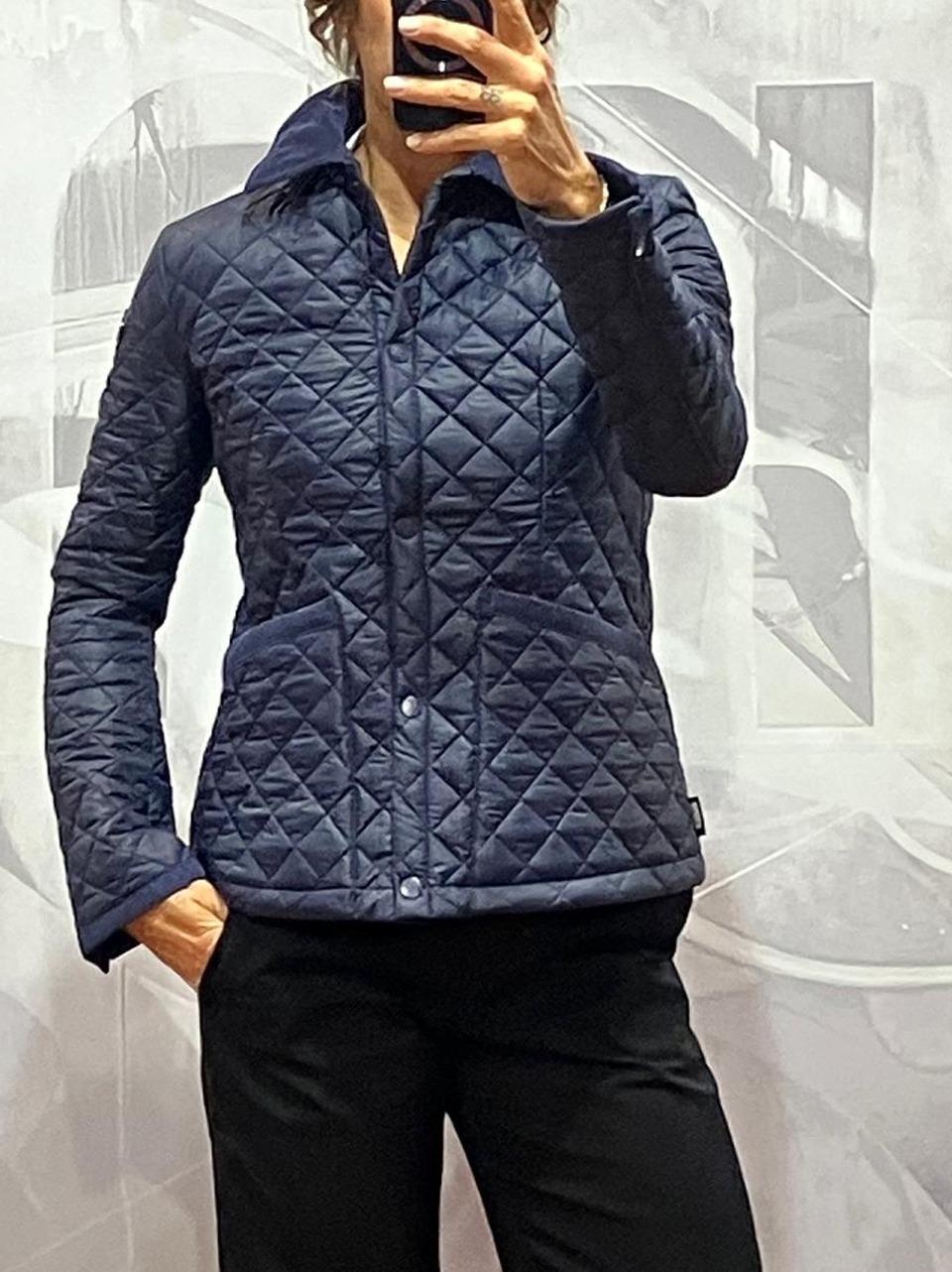 giacca  trapuntato W0029 H0059 NAVY  