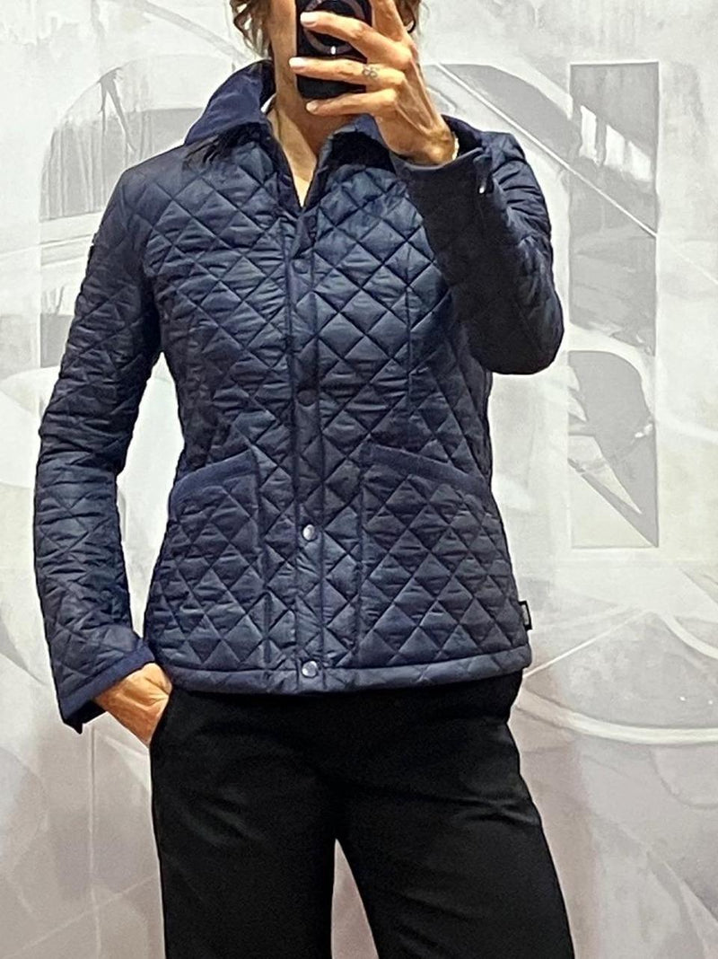 giacca  trapuntato W0029 H0059 NAVY  