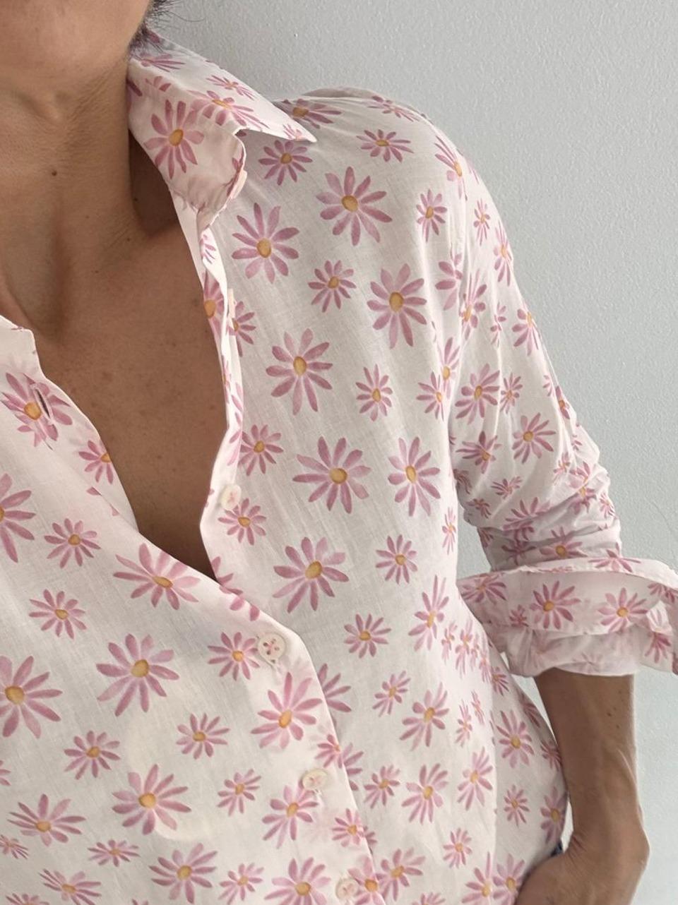 camicia margherita PAOLA D4775 BR BASTONCINO 