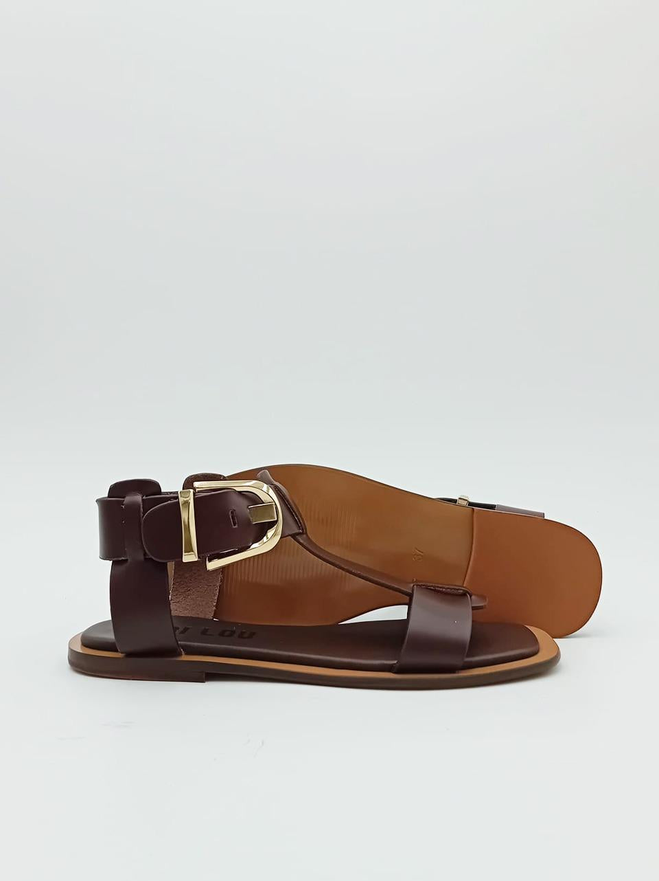 sandalo flat a t 901 brown BIBI LOU 