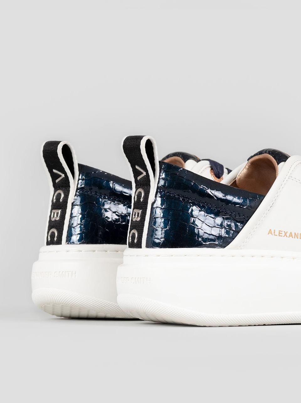 sneakers wembley EWWEVV6730 WHITW BLU ALEXANDER SMITH 