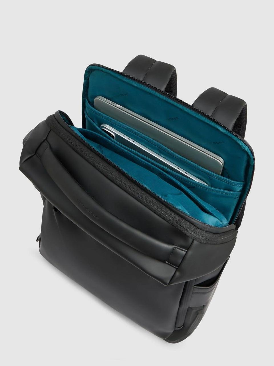 zaino viaggio gommato CA6631C2OW NERO PIQUADRO 