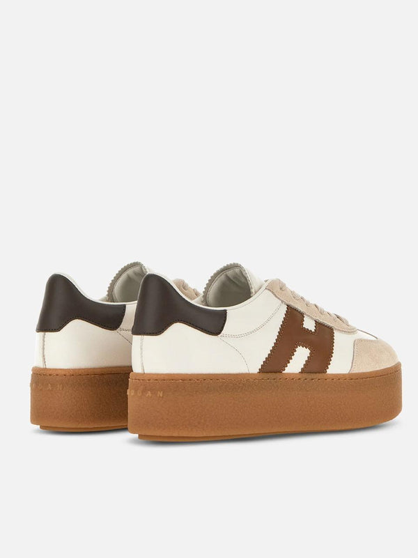 sneakers cool platform h681 HXW6980FB60UHC0MAG BIANCO COGNAC HOGAN 