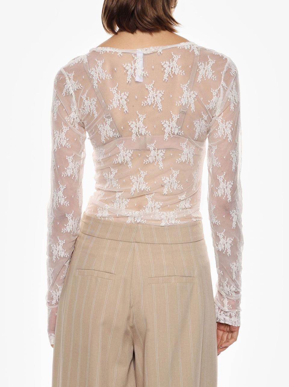 t shirt pizzo TW91KMX P SELECTED 