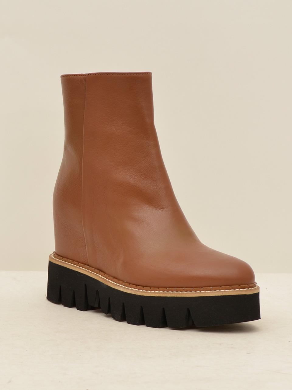 stivaletto con zeppa interna e D520 1202 CAMMELLO MICHAEL DASS 