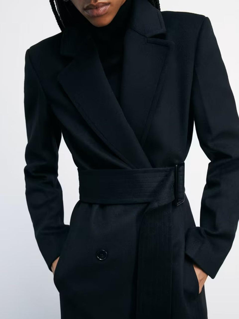 cappotto con fusciacca 2O0195 N Patrizia pepe 