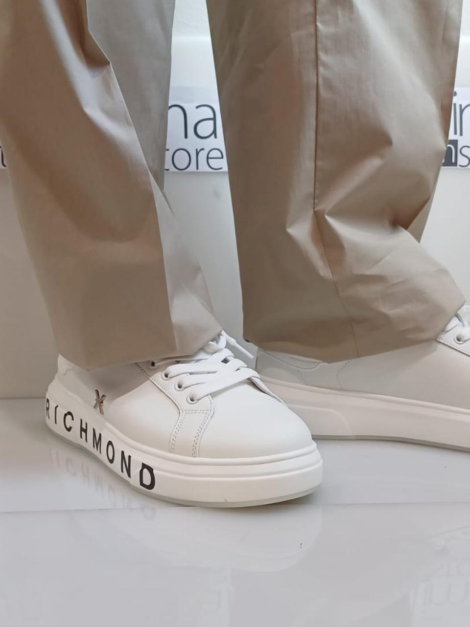 sneakers suola parlata 27 302 CP BIANCO RICHMOND X 