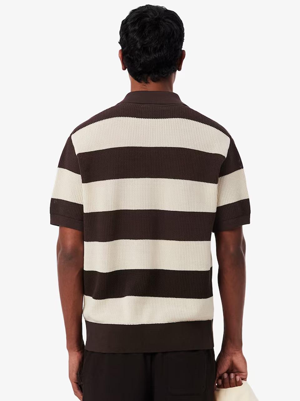 polo macro riga cotone canestro AH2561 M LACOSTE 