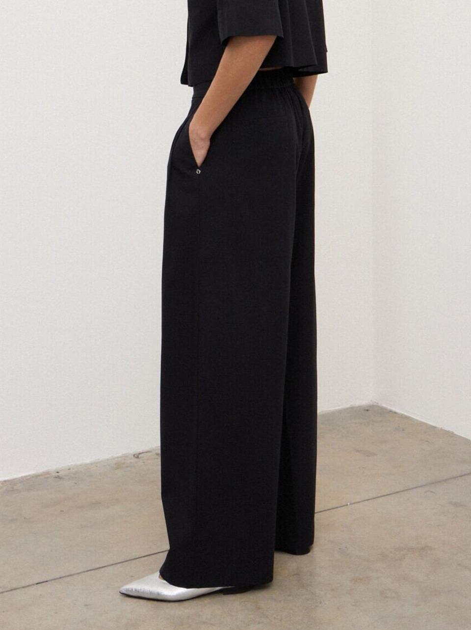 pantalone asia palazzo PCH DP9742 N ottod'ame 